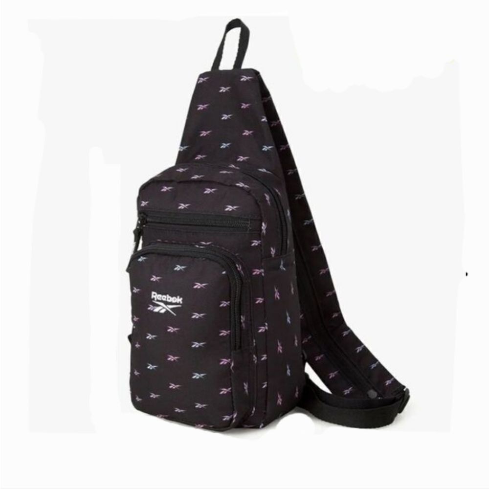 Reebok Black Cosmos Crossbody/ Backpack Bag